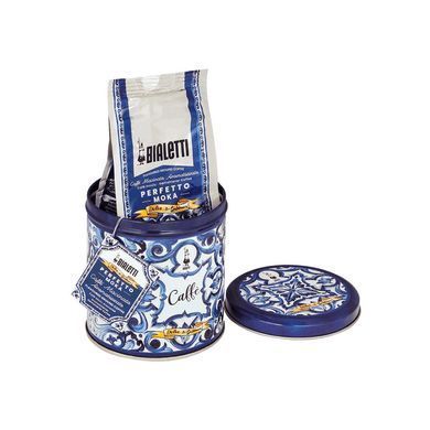 Подарунковий набір Bialetti х D&G Blu Mediterraneo на 3 чашки (130 мл) + кава