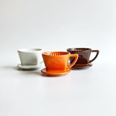 Пуровер CAFEC Arita Ware Trapezoid Dripper 102 Orange