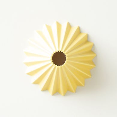 Пуровер воронка порцелянова ORIGAMI dripper M Yellow