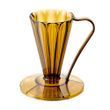 Пуровер CAFEC Tritan Flower Dripper DEEP 27 Brown