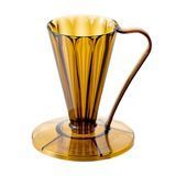 Пуровер CAFEC Tritan Flower Dripper DEEP 27 Brown