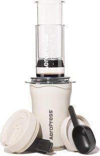 AeroPress Go Plus ручная кофеварка Аеропресс Гоу Плюс Кремовый