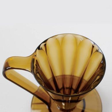 Пуровер CAFEC Tritan Flower Dripper DEEP 27 Brown