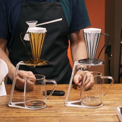 Пуровер CAFEC Tritan Flower Dripper DEEP 27 Brown