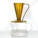 Пуровер CAFEC Tritan Flower Dripper DEEP 27 Brown
