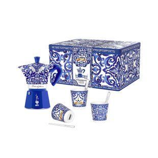 Подарунковий набір Bialetti х D&G Blu Mediterraneo на 6 чашок (270 мл)