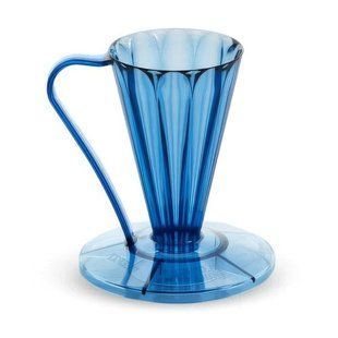 Пуровер CAFEC Tritan Flower Dripper DEEP 27 Clear Navy