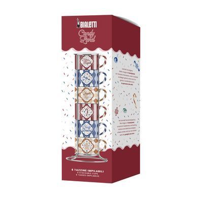 Набор чашек Bialetti Candyland 60 мл 6 штук