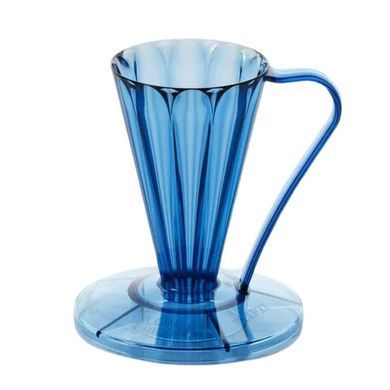 Пуровер CAFEC Tritan Flower Dripper DEEP 27 Clear Navy