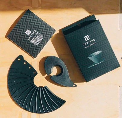 Пуровер Hario Zebrang Flat Dripper V60 02 силиконовый