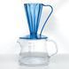 Пуровер CAFEC Tritan Flower Dripper DEEP 27 Clear Navy