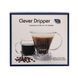 Пуровер Clever Dripper L пластиковий прозорий + 100 фильтрів