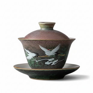 Керамічна Гайвань "Вінтаж Журавель №3" 190 мл