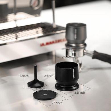 Дозирующая чаша 58 MHW-3Bomber 150 мл для кофе с колокольчиком Черная