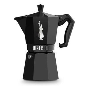 Гейзерная кофеварка Bialetti Moka Exclusive на 6 чашки (270 мл) Черная