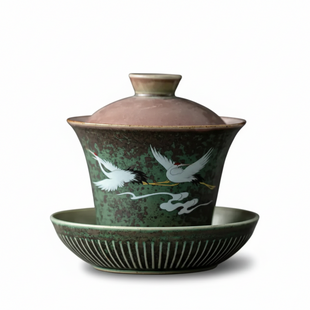 Керамічна Гайвань "Вінтаж Журавель №2" 220 мл