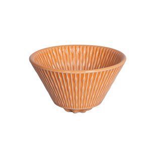 Пуровер фарфоровый Loveramics Orange V02 с плоским дном (C099-87AOR)