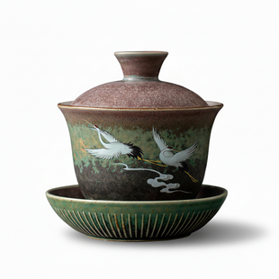 Керамічна Гайвань "Вінтаж Журавель №1" 280 мл