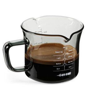Мерный стакан для эспрессо MHW-3Bomber 120 мл Glass Measuring Cup Double Spout Gray