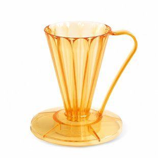 Пуровер CAFEC Tritan Flower Dripper DEEP 27 Taizo gold