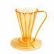 Пуровер CAFEC Tritan Flower Dripper DEEP 27 Taizo gold