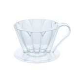 Пуровер CAFEC Tritan Flower Dripper Oval 101 Clear