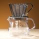 Пуровер CAFEC Tritan Flower Dripper Oval 101 Clear Black