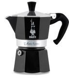 Гейзерная кофеварка Bialetti Moka Express на 3 чашки (130 мл) Черная