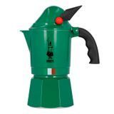 Гейзерная кофеварка Bialetti Moka Express Alpina на 3 чашки зеленая (130 мл)