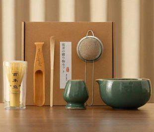 Набор для приготовления матча Aoi You Matcha Set темно-зеленый 550 мл