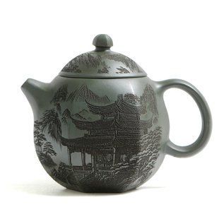 Исинский чайник Лун Дан (Люй Ни) "Пейзаж" 210 мл
