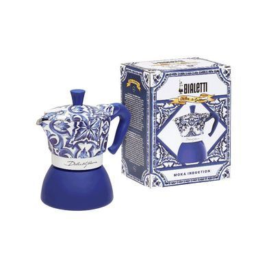 Гейзерная индукционная кофеварка Bialetti Dolce&Gabbana на 4 чашки (190 мл)