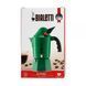 Гейзерна кавоварка Bialetti Moka Express Alpina на 3 чашки зелена (130 мл)