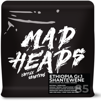 Кофе Mad Heads Эфиопия Sidama Gr.1 Shantewene в зернах - 250 г (фільтр)