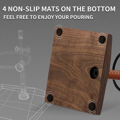 Станция для пуровера MHW-3Bomber Walnut black Drip Station