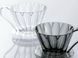 Пуровер CAFEC Tritan Flower Dripper Oval 102 Clear Black