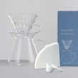 Пуровер набор HARIO V60 GLASS, 02, 1-4 чашки