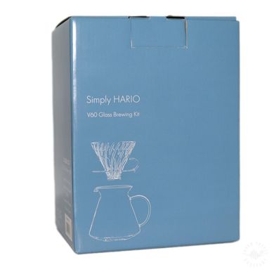 Пуровер набор HARIO V60 GLASS, 02, 1-4 чашки