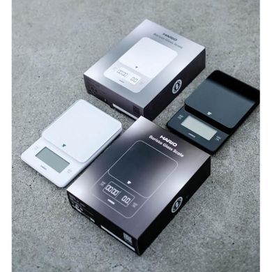 Весы для кофе Hario Barista Glass Scale Black