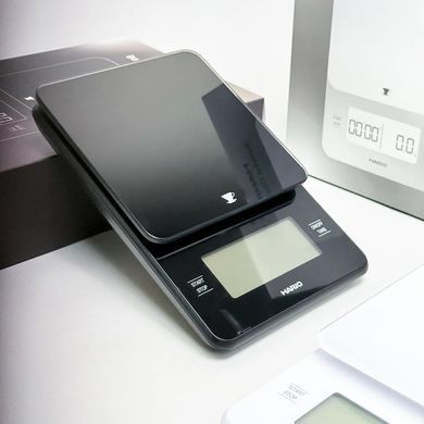 Весы для кофе Hario Barista Glass Scale Black