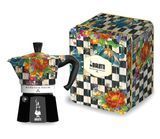 Гейзерная кофеварка Bialetti + коробка Moka Express Bialetti x MacKenzie-Childs (130 мл)