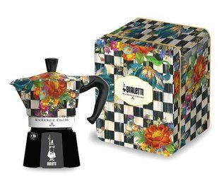 Гейзерна кавоварка Bialetti + коробка Moka Express Bialetti x MacKenzie-Childs (130 мл)