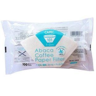 Фільтри паперові 101 CAFEC ABACA Trapezoid Filter Paper 100 шт