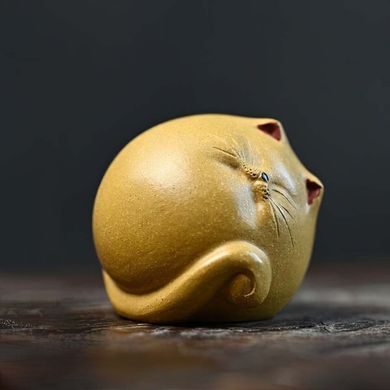 Фігурка для Чайної Церемонії "Круглий Кіт" 5,2х4,8х4,5 см