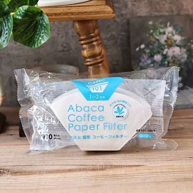 Фільтри паперові 101 CAFEC ABACA Trapezoid Filter Paper 100 шт
