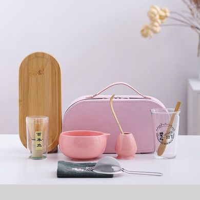 Набір для приготування матча Matcha Case Kit Blush Pink