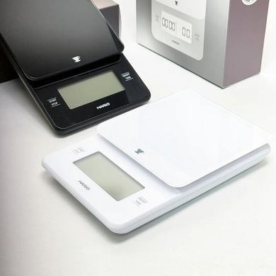Ваги для кави Hario Barista Glass Scale White