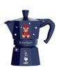 Гейзерная кофеварка Bialetti Magico Ricordo Moka Express Teddy Bear Blue 3 чашки (130 мл)