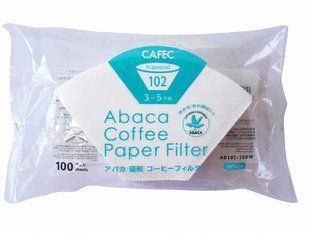 Фільтри паперові 102 CAFEC ABACA Trapezoid Filter Paper 100 шт