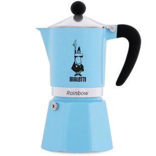 Гейзерна кавоварка Bialetti Rainbow Blue 6 чашок (270 мл)